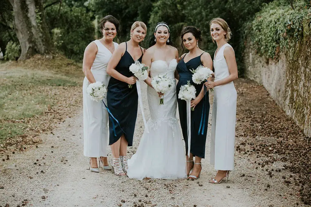 Bridesmaid Dresses That Mix Patterns, Tones & Texture