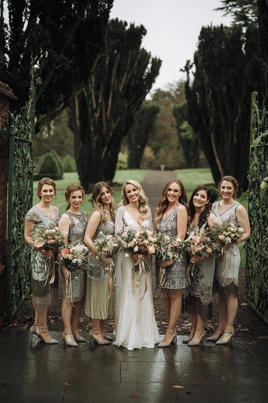 Green Sequin Bridesmaid Dresses