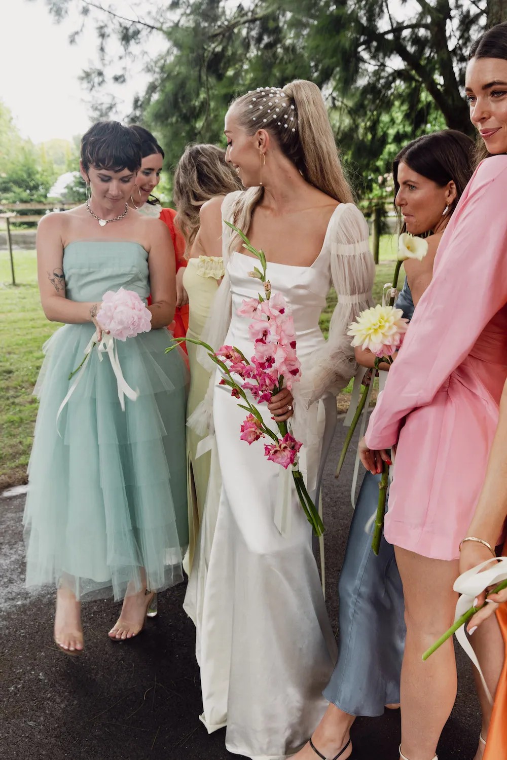 Linen Bridesmaids Dresses