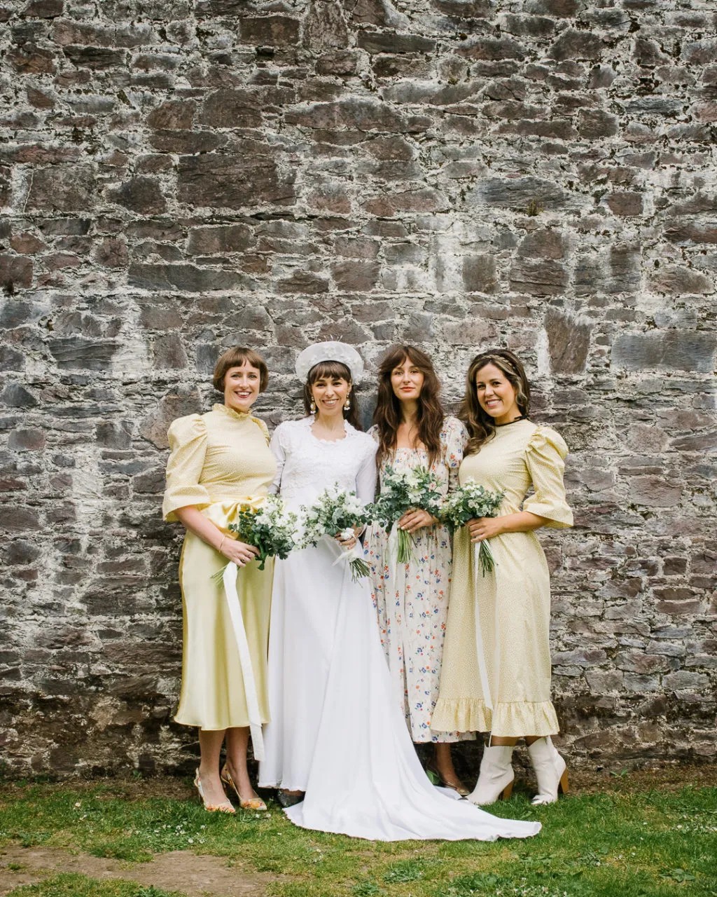 Bridesmaid Dresses with Contrasting Tailoring