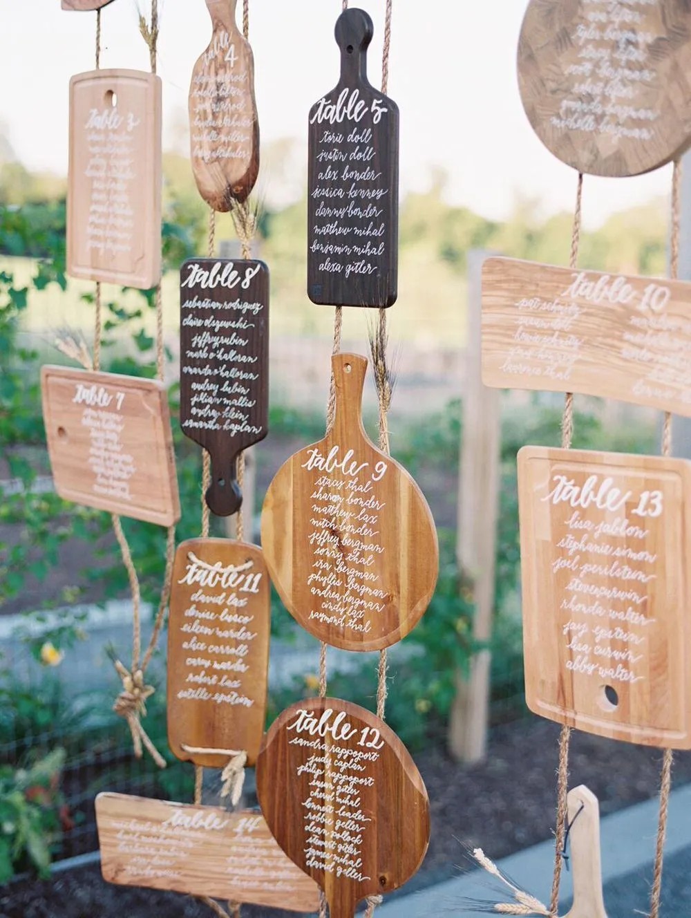 String Art Seating Plan