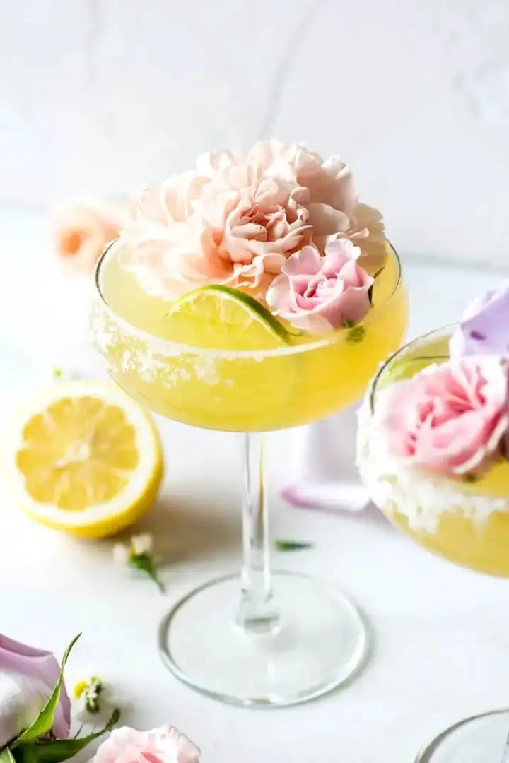 Rose & Lavender Skinny Margarita