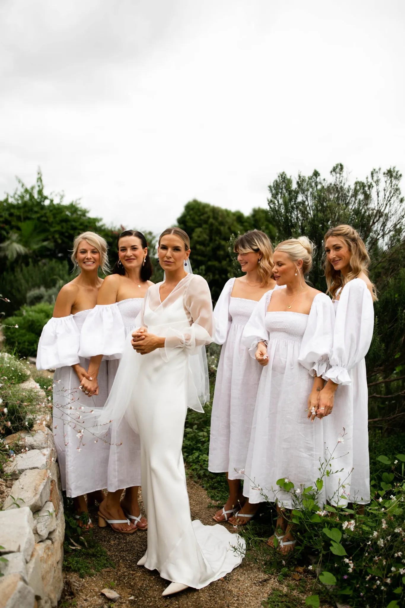 Neutral Bridesmaids Dresses