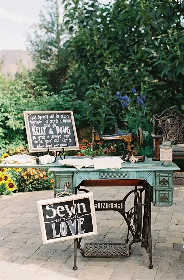 Heart Drop Wedding Guest Book