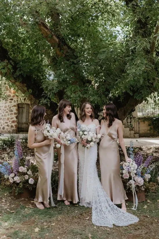 Floral Bridesmaids Dresses