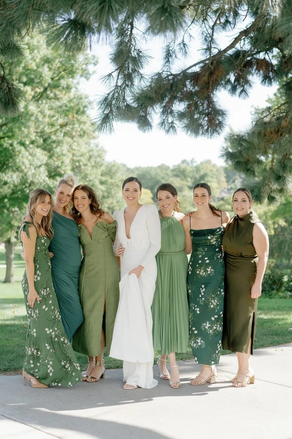 Brown Bridesmaids Dresses