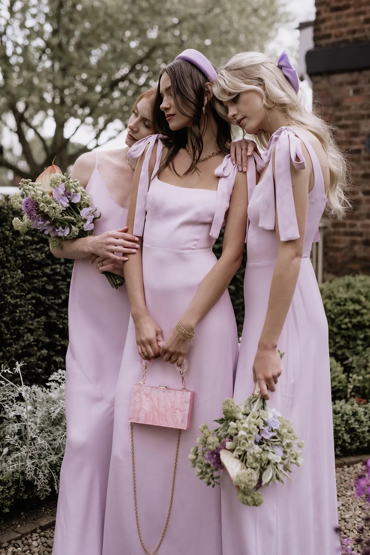 Rainbow Pastel Bridesmaids Dresses