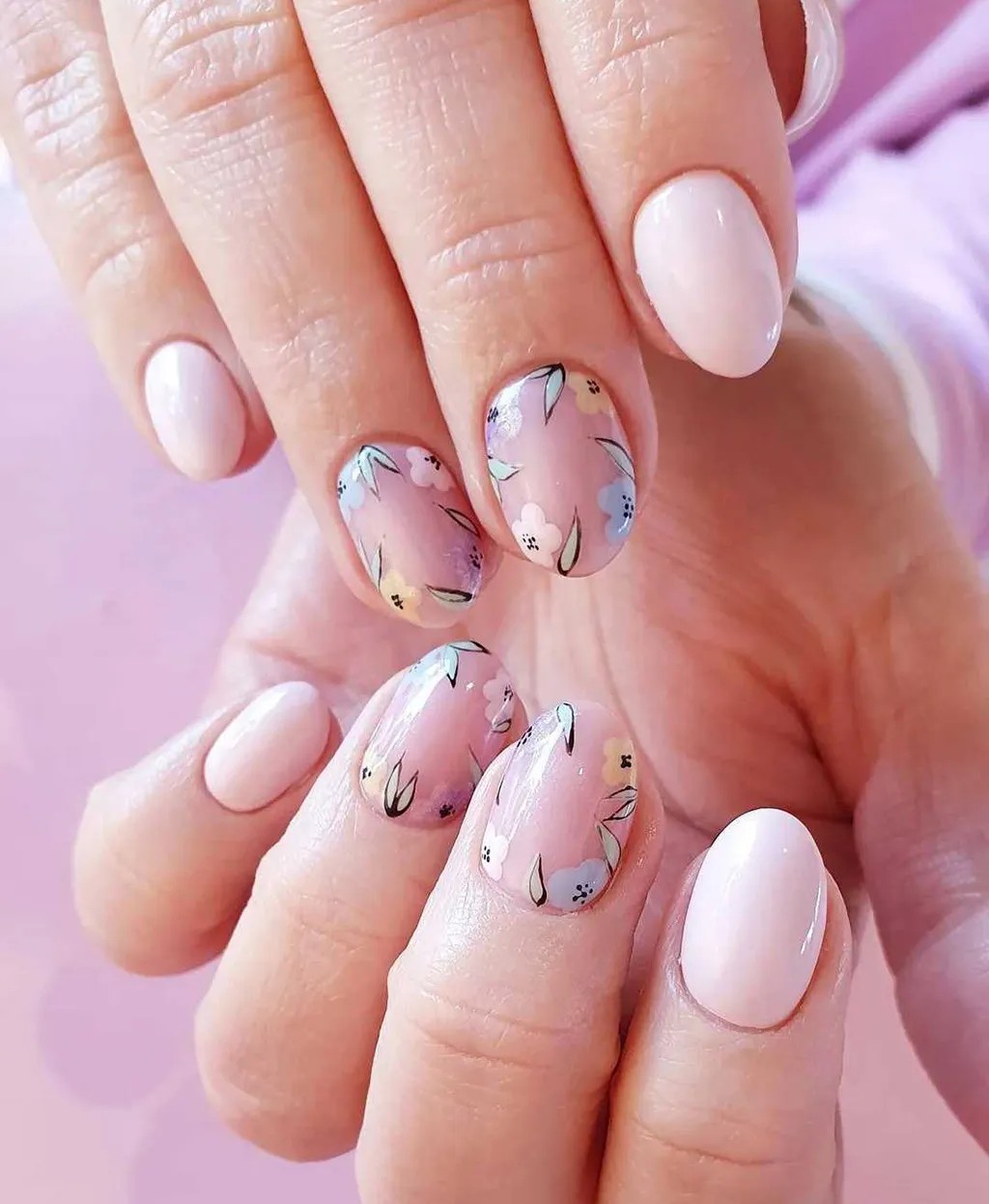 Glazed Rosé Nails