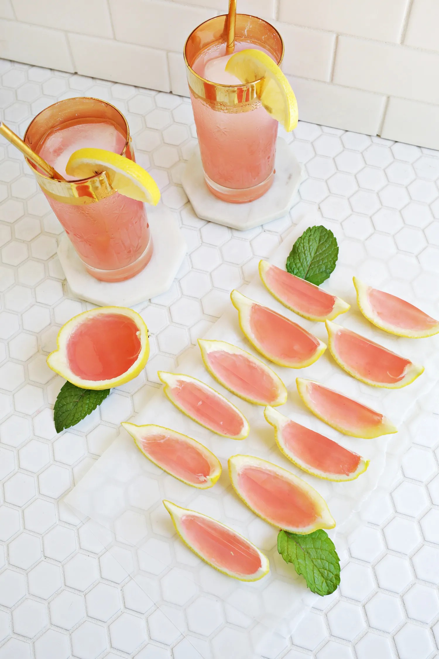 Rhubarb Paloma Cocktail