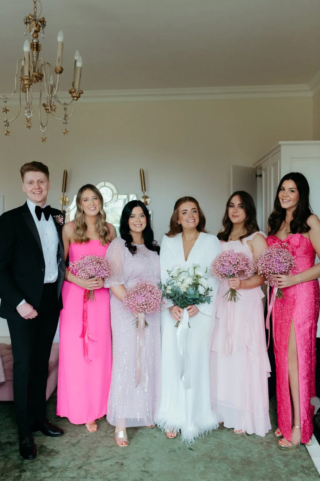 Same Bridesmaid Dress in Different Colours