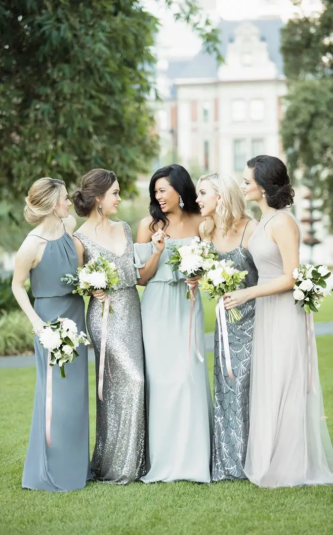 Green Sequin Bridesmaid Dresses