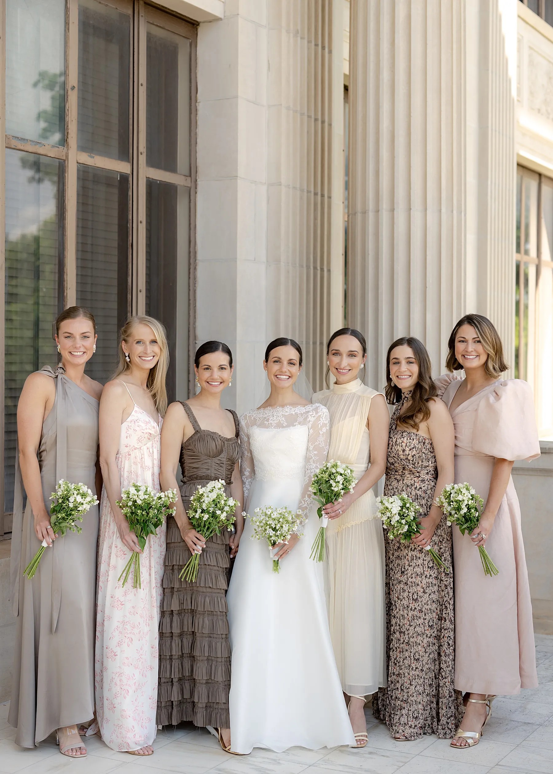 Floral Bridesmaids Dresses