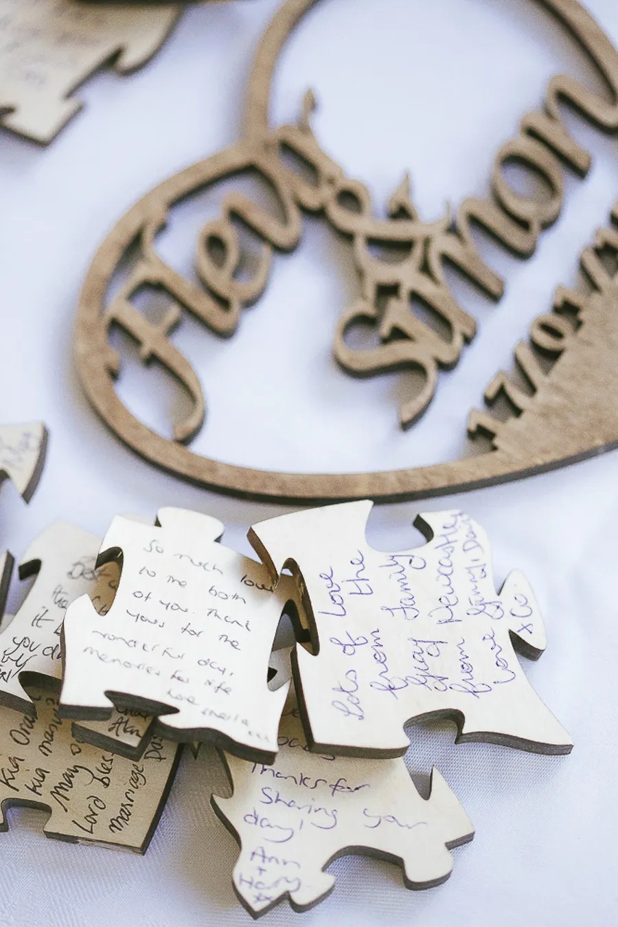 Jenga Wedding Guest Book